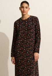 Long Sleeve Column Dress - Casablanca - Matteau